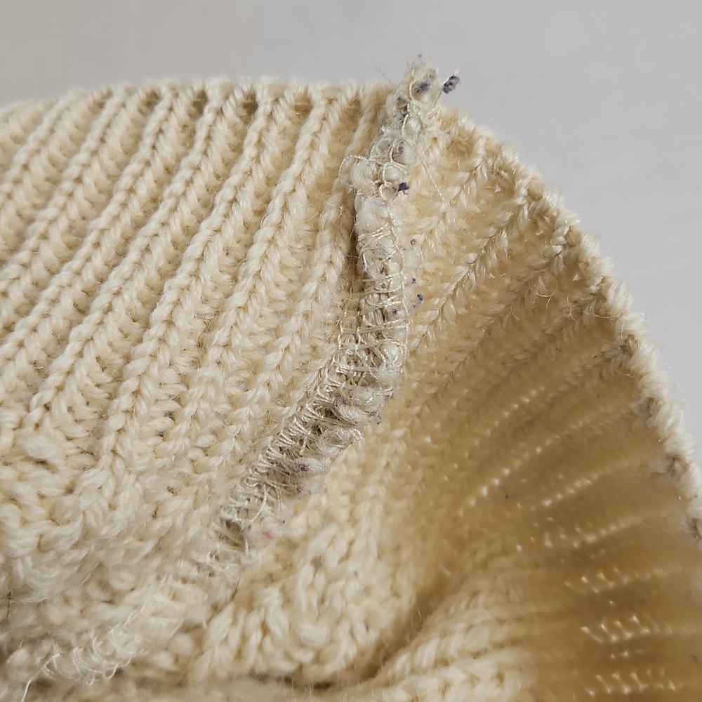 Carraig Donn Made In Ireland 100% Wool Cable Knit Fishermans Cardigan, Sz Medium - Picture 10 of 11